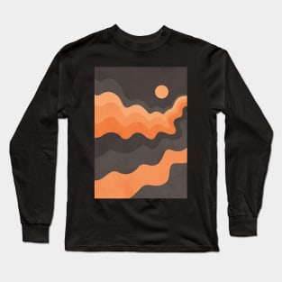 Beach At Night Long Sleeve T-Shirt